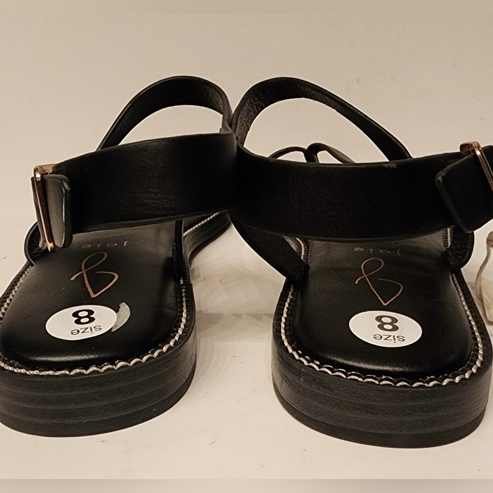 Joie Lennox Strappy Black Sandals Women’s Size 8 - Picture 3 of 9